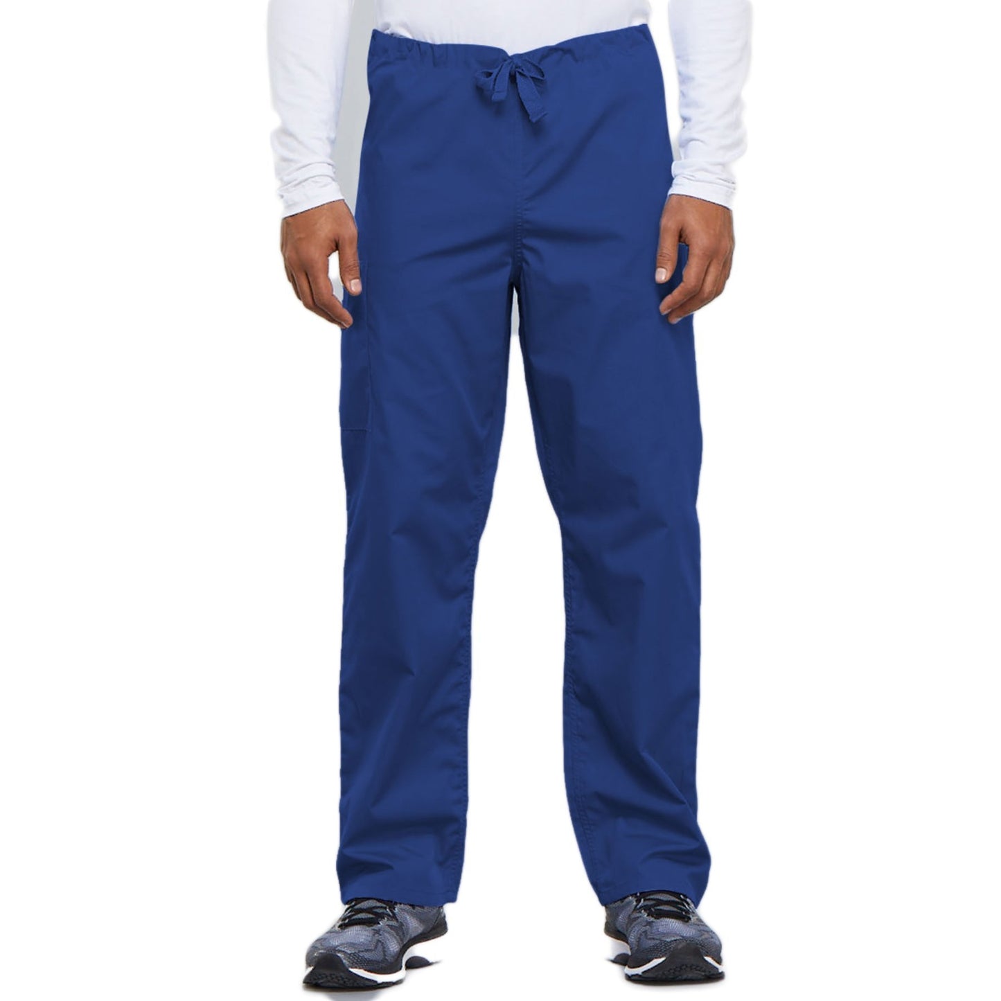 Cherokee Workwear 4100 Scrubs Pants Unisex Drawstring Cargo Royal