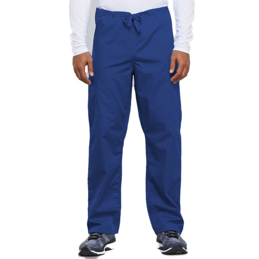Cherokee Workwear 4100 Scrubs Pants Unisex Drawstring Cargo Royal