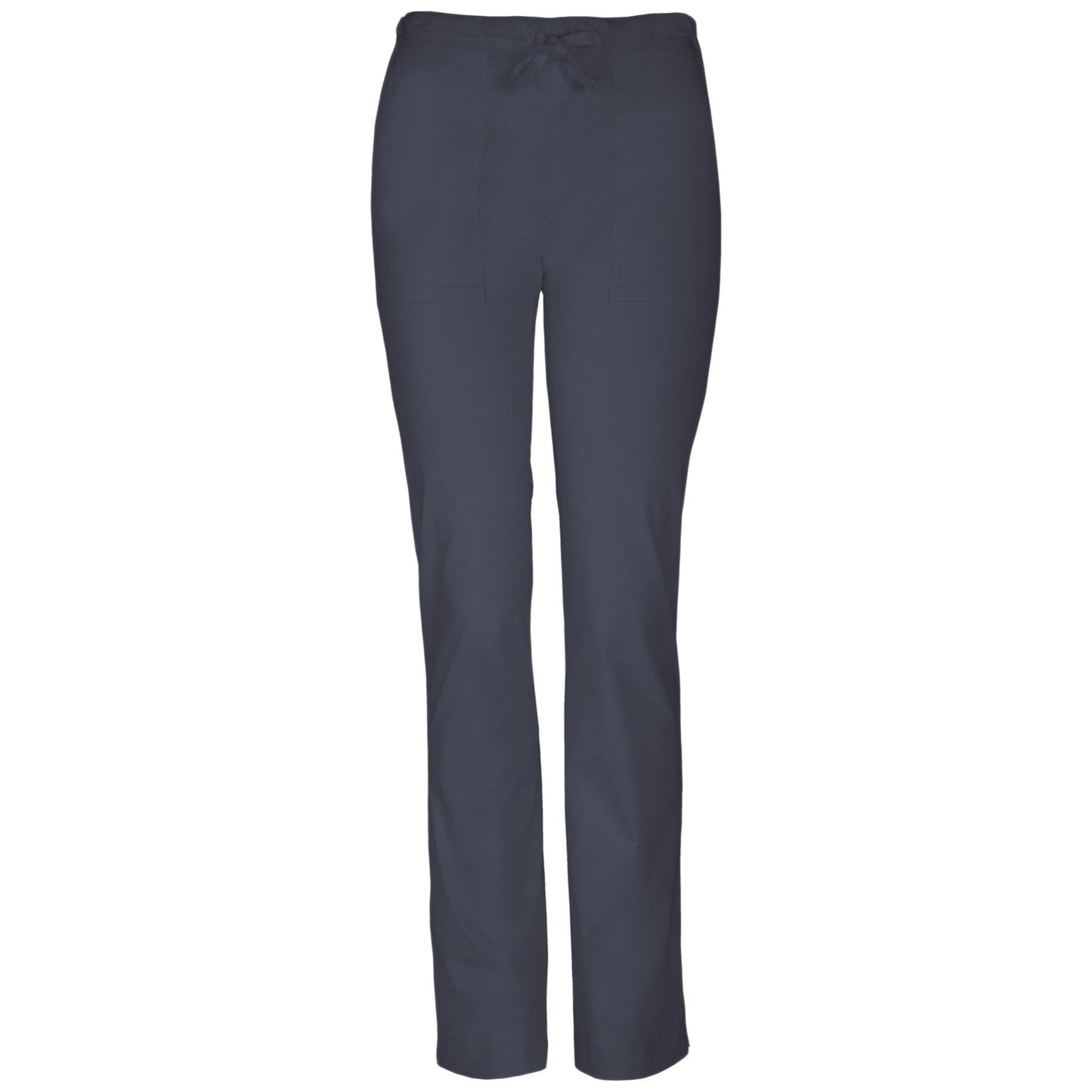Cherokee Workwear Core Stretch 4203 Scrubs Pants Women's Mid Rise Straight Leg Drawstring Pewter