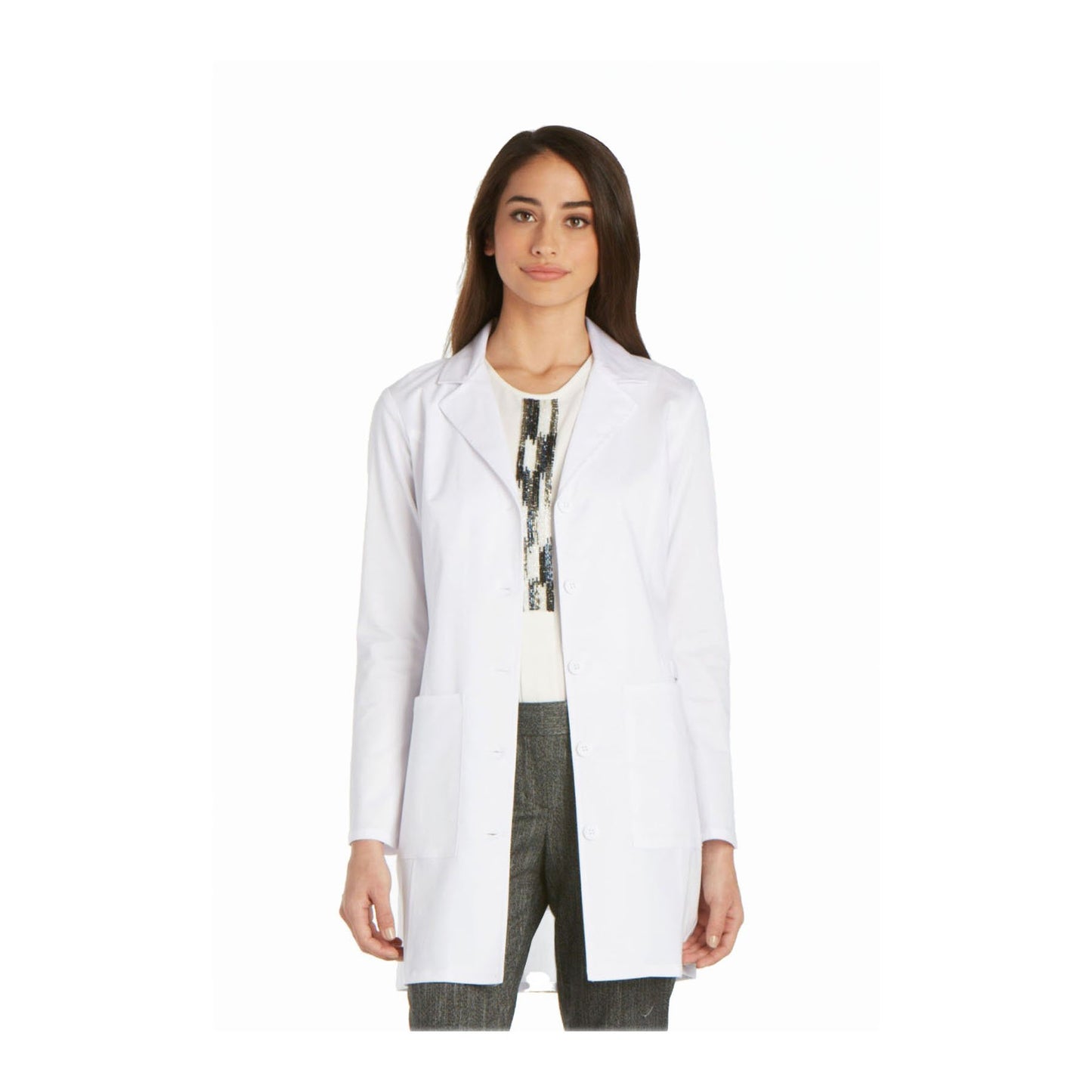 Cherokee Workwear Lab Coats WW Premium 33" Lab Coat White Lab Coats