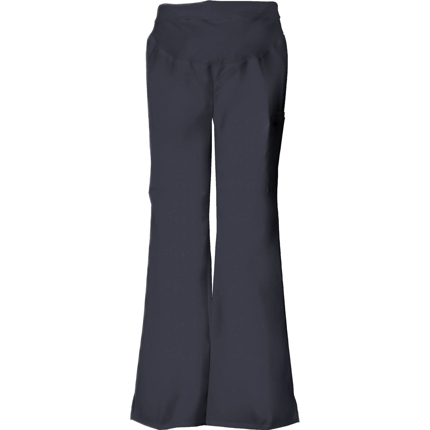 Cherokee Scrub Pants Flexibles Maternity Knit Waist Pull-On Pant Pewter