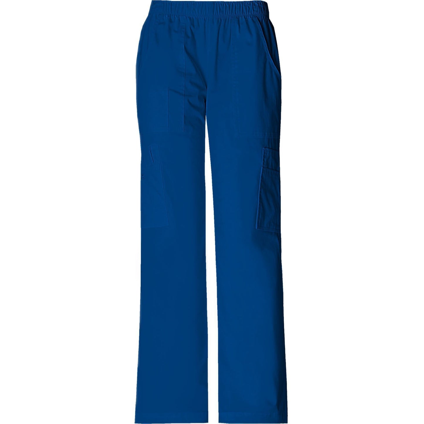 Cherokee Workwear Pant WW Core Stretch Mid Rise Pull-On Pant Cargo Pant Galaxy Blue Pant
