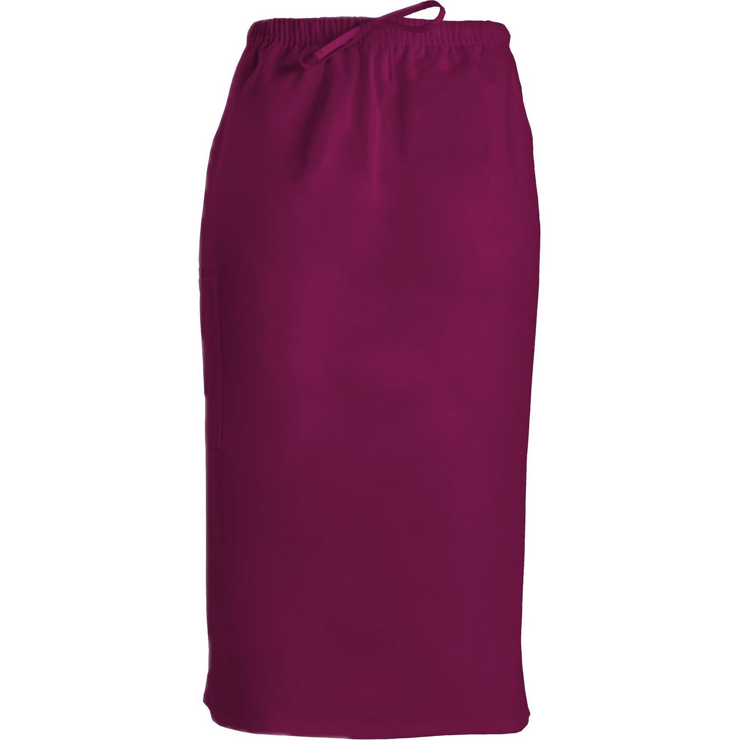 Cherokee Workwear Skirt WW 30" Drawstring Skirt Wine Skirt