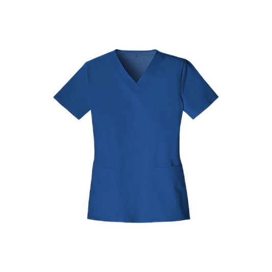 Cherokee Scrub Top Luxe V-Neck Top Royal Top