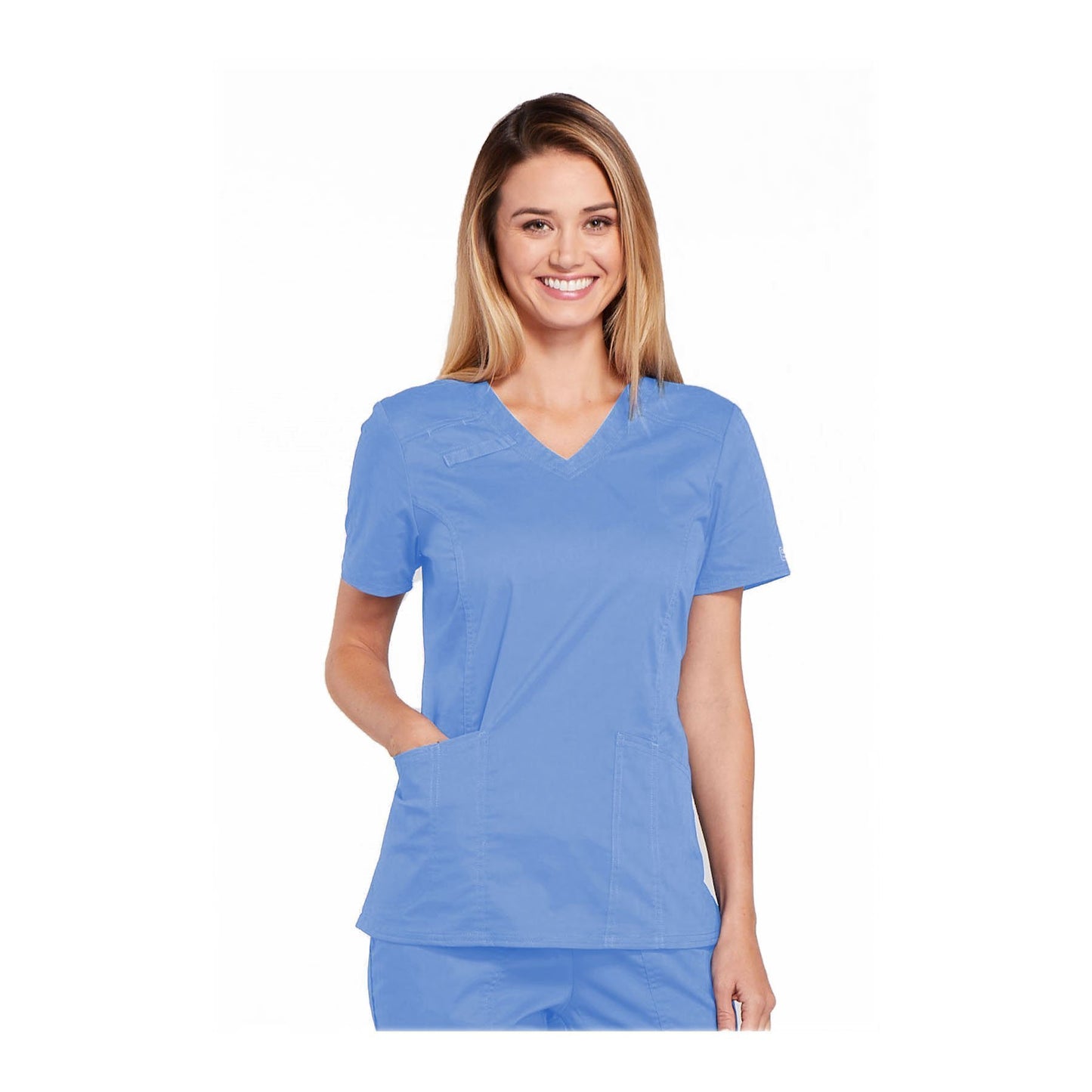 Cherokee Scrubs Workwear 4710 WW Core Stretch Top Modern Classic Ciel Top