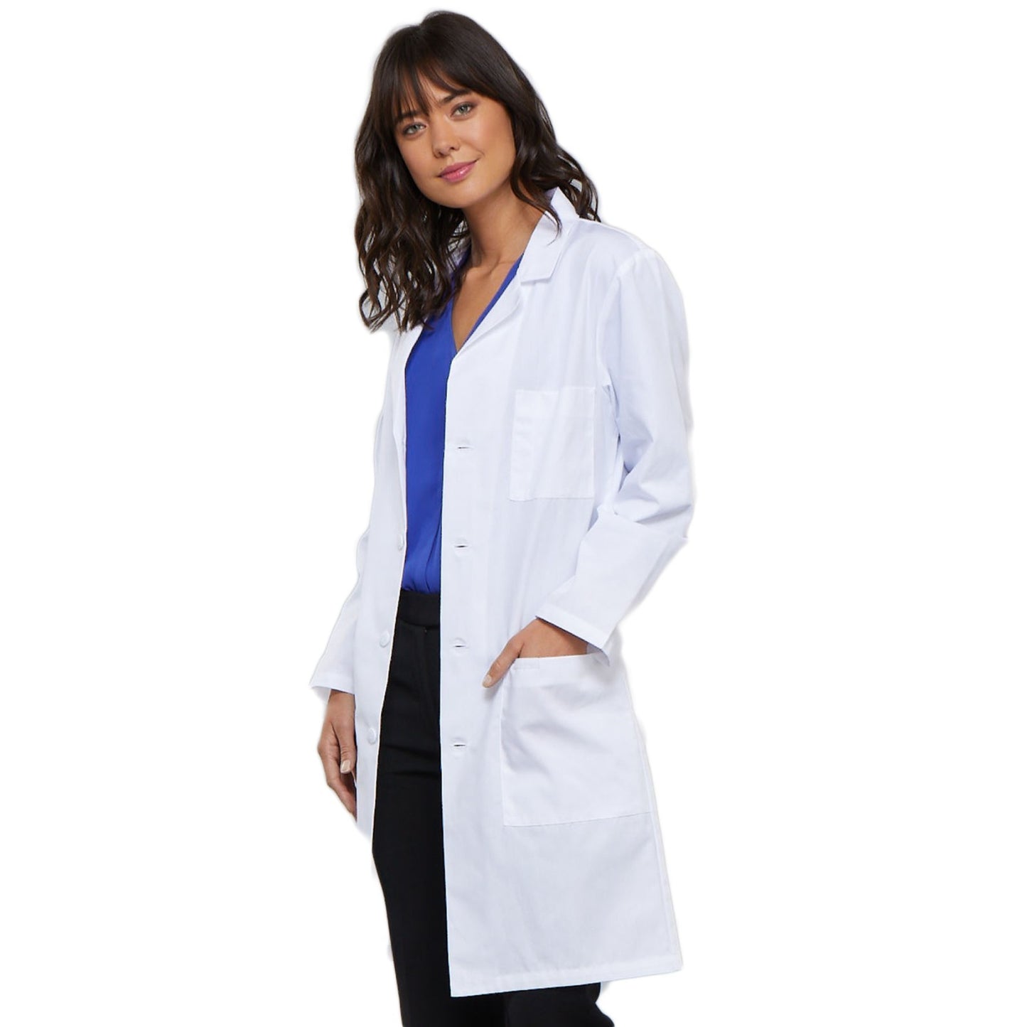 Cherokee Workwear Professionals 1346 Lab Coat Unisex 40" White