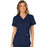 Cherokee Workwear Revolution WW610 Scrubs Top Women's Mock Wrap Navy