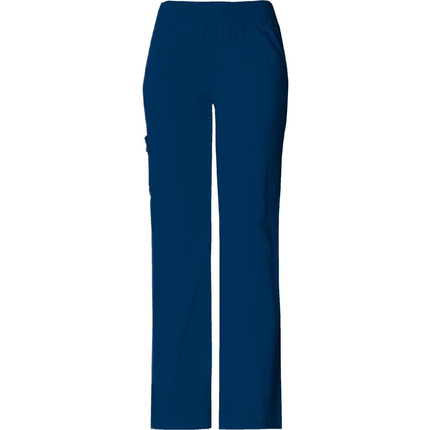 Cherokee Scrub Pants Flexibles (Tonal) Mid Rise Knit Waist Pull-On Pant Navy Pant