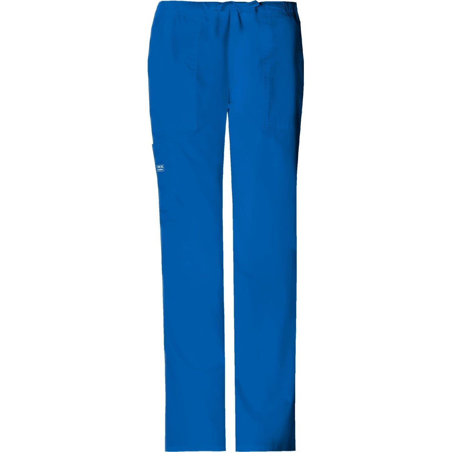 Cherokee Workwear Pant WW Core Stretch Mid Rise Drawstring Cargo Pant Royal Pant