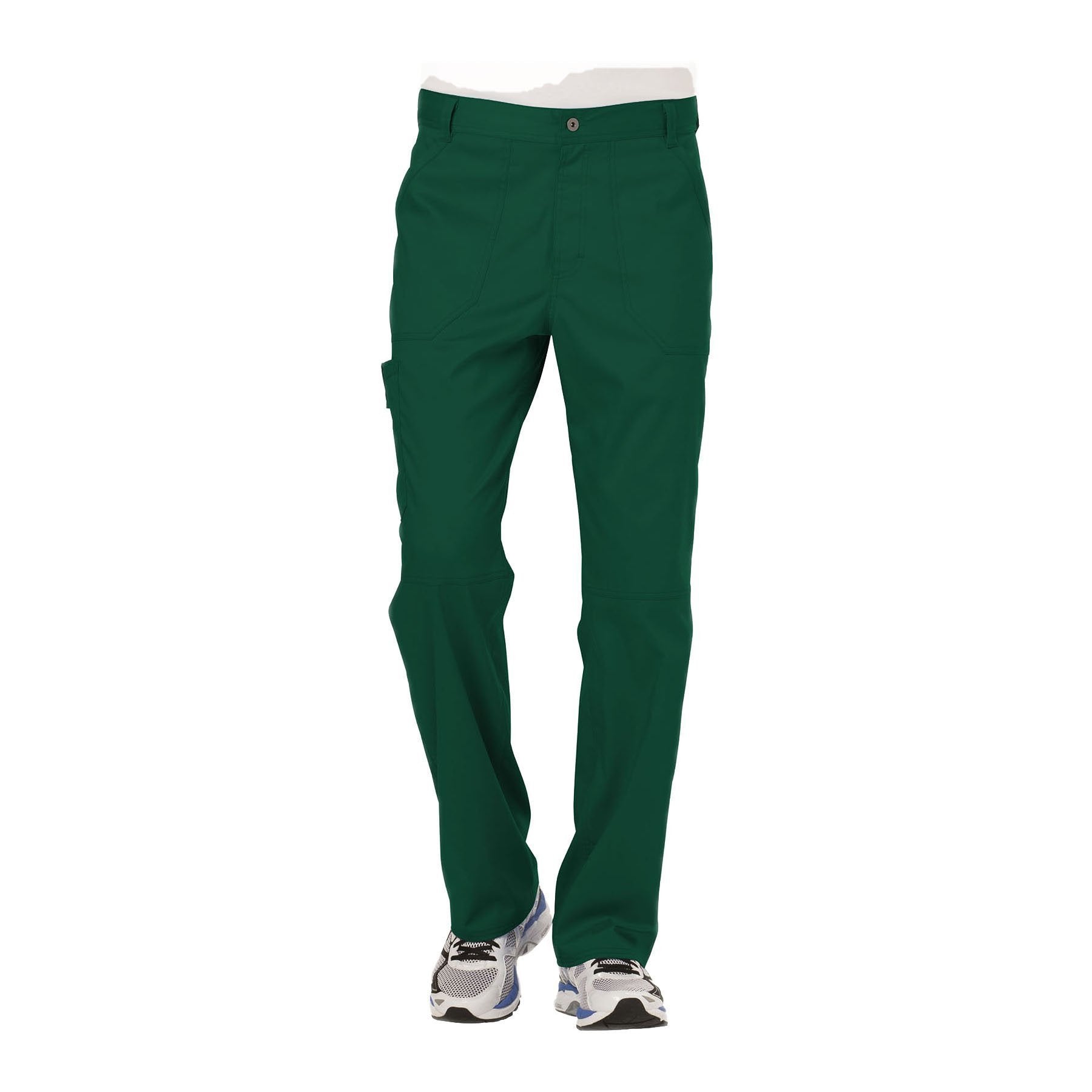 Cherokee Workwear Pant WW Revolution Men's Men's Fly Front Pant Hunter Green Pant