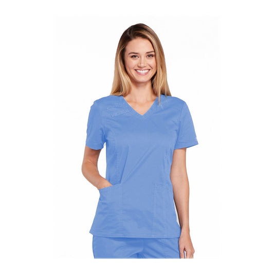 Cherokee Scrubs Workwear 4710 WW Core Stretch Top Modern Classic Ciel Top