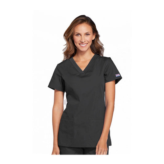 Cherokee Scrubs Workwear WW645 WW Top Contemporary Pewter Top